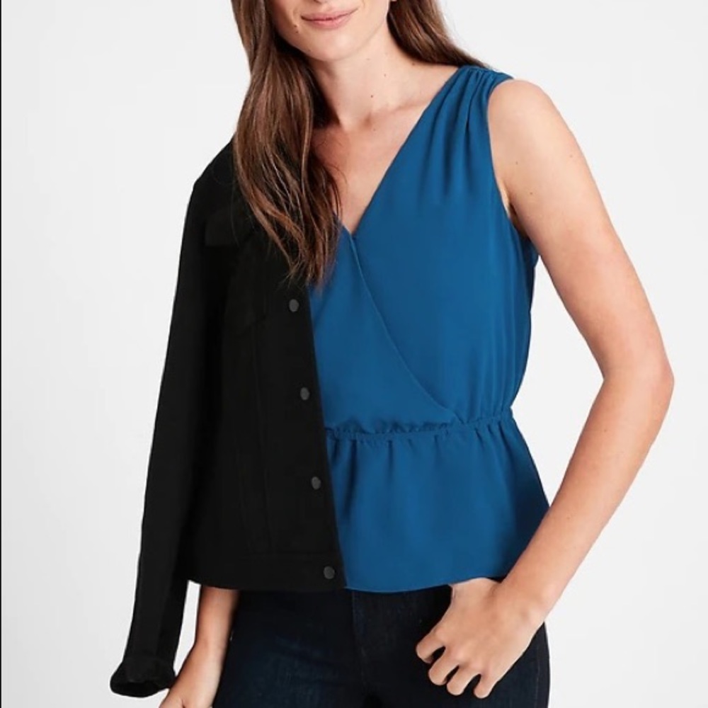 Banana Republic peplum tank